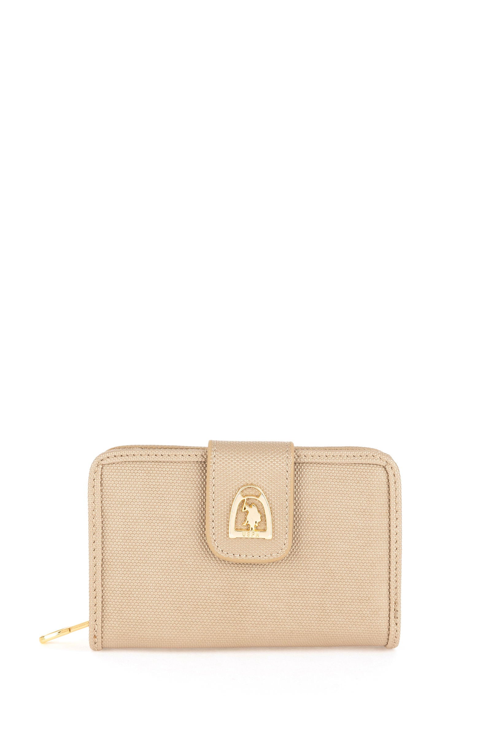 Beige Small Wallet with Button Closure_A082SZ0SR0 2021520_VR096_01