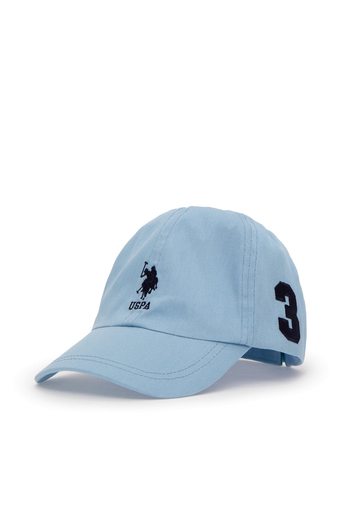 Blue Baseball Cap With Front Logo And Side Design_A083SZ064P01 BAIRD-IY24_VR003_01