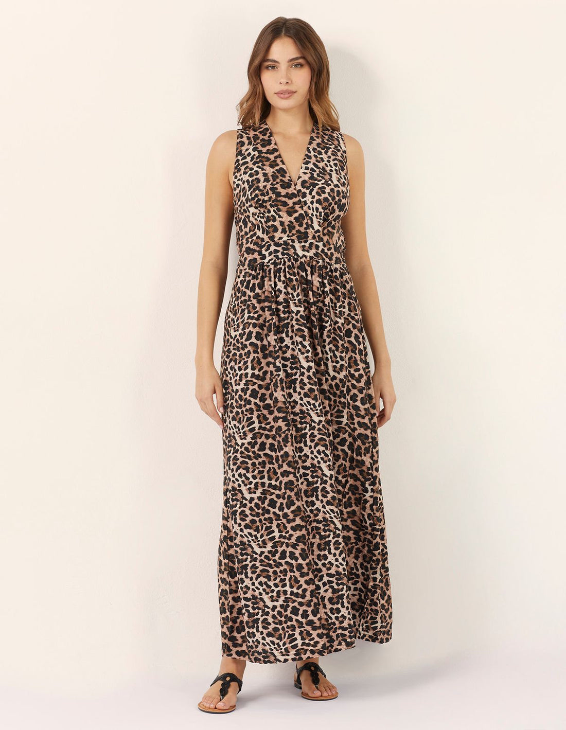 Yamamay_Marianna Sleeveless Long Dress with Animal Print_AABD182010_128_01