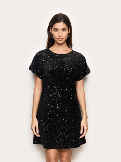 Yamamay_Black_Brilliant Party Sequin Evening Dress_AABD184001_072_02