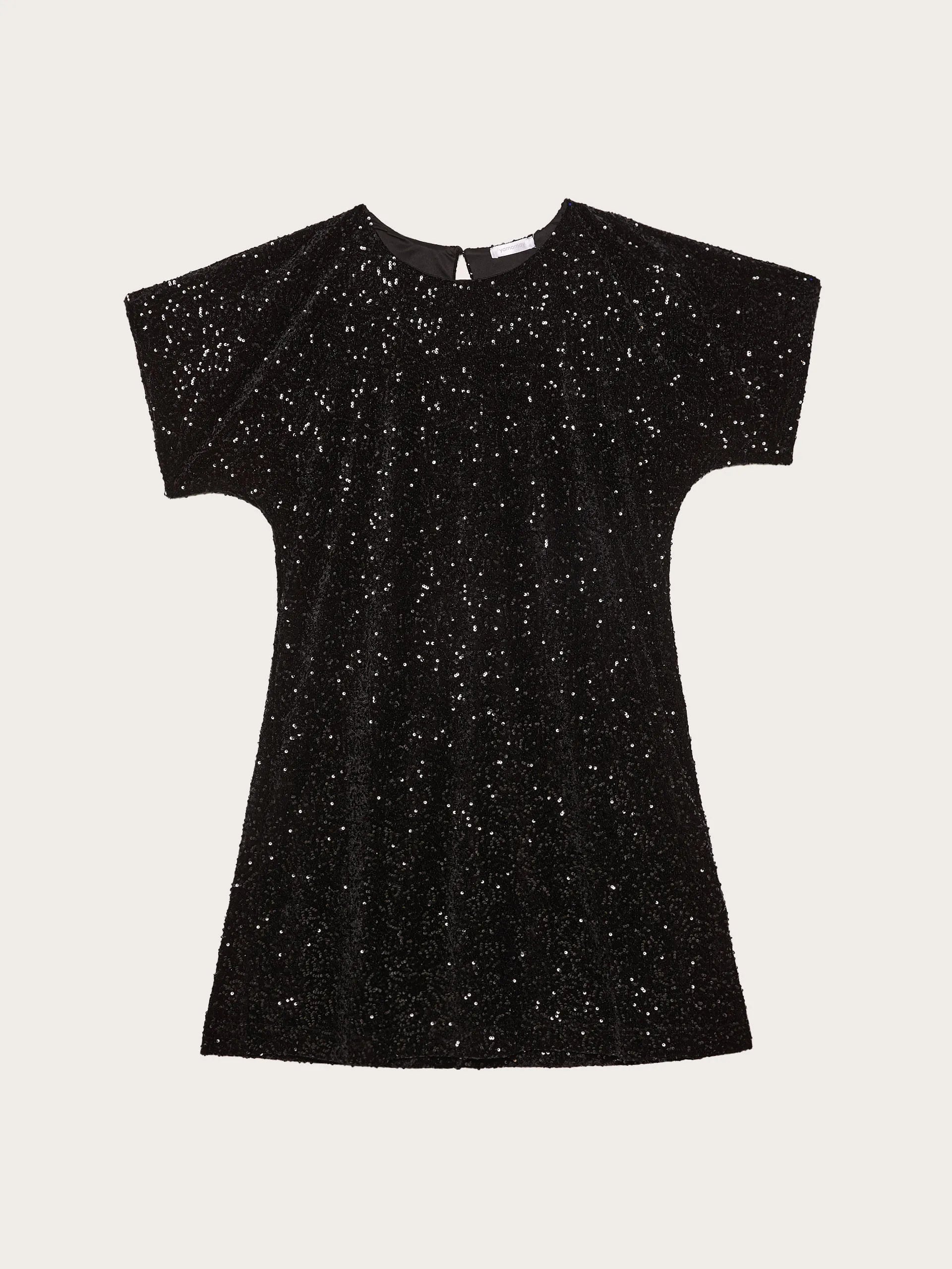 Yamamay_Black_Brilliant Party Sequin Evening Dress_AABD184001_072_05