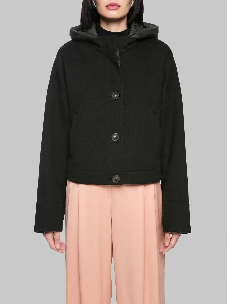 Marc Cain_Black_Wool Jacket with Hood_AC 12.02 W33_900_00