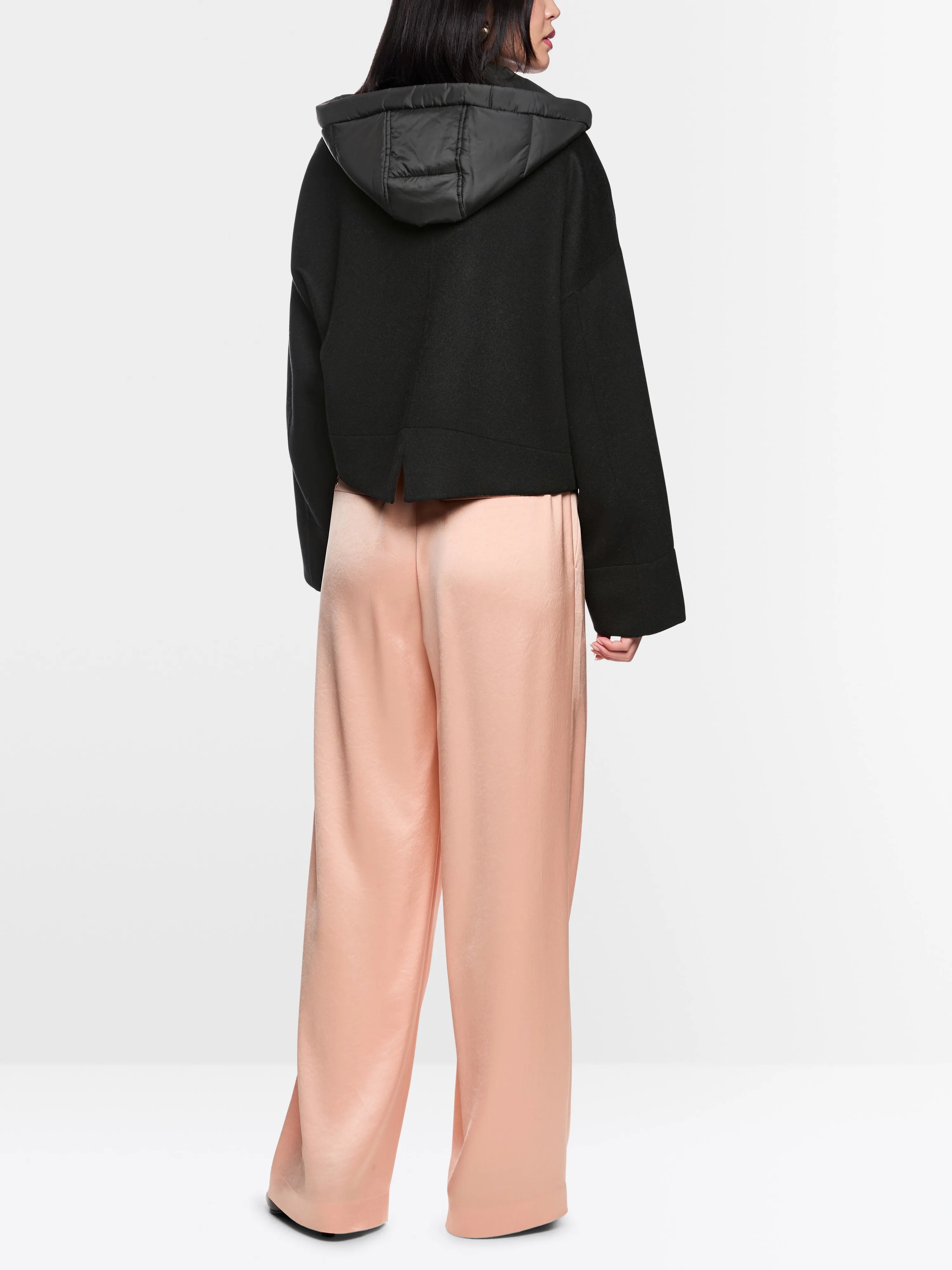 Marc Cain_Black_Wool Jacket with Hood_AC 12.02 W33_900_02