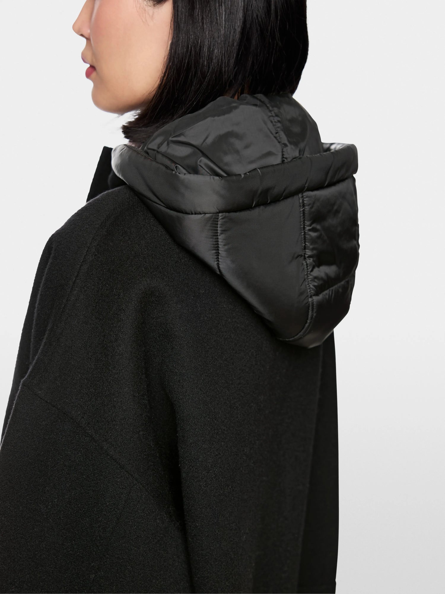 Marc Cain_Black_Wool Jacket with Hood_AC 12.02 W33_900_05