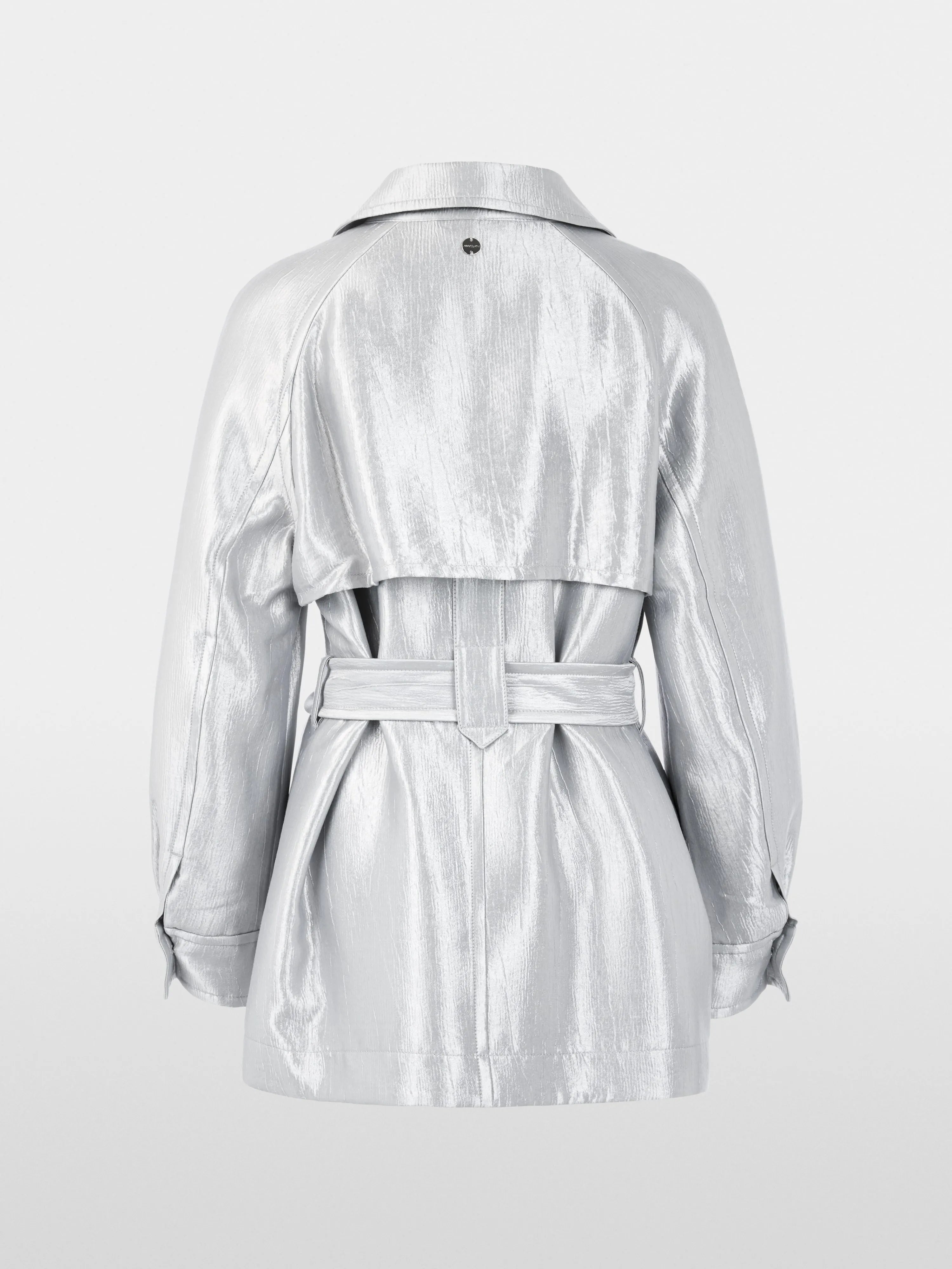 Marc Cain Microchip Women Lightweight Outdoor Jacket with Shimmer SKU: AC 12.08 W84_804 Image 09