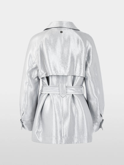 Marc Cain Microchip Women Lightweight Outdoor Jacket with Shimmer SKU: AC 12.08 W84_804 Image 09