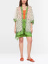 Marc Cain Bright Ecru Women ÔKnitted in GermanyÕ Printed Cape SKU: AC 14.01 M31_112 Image 01