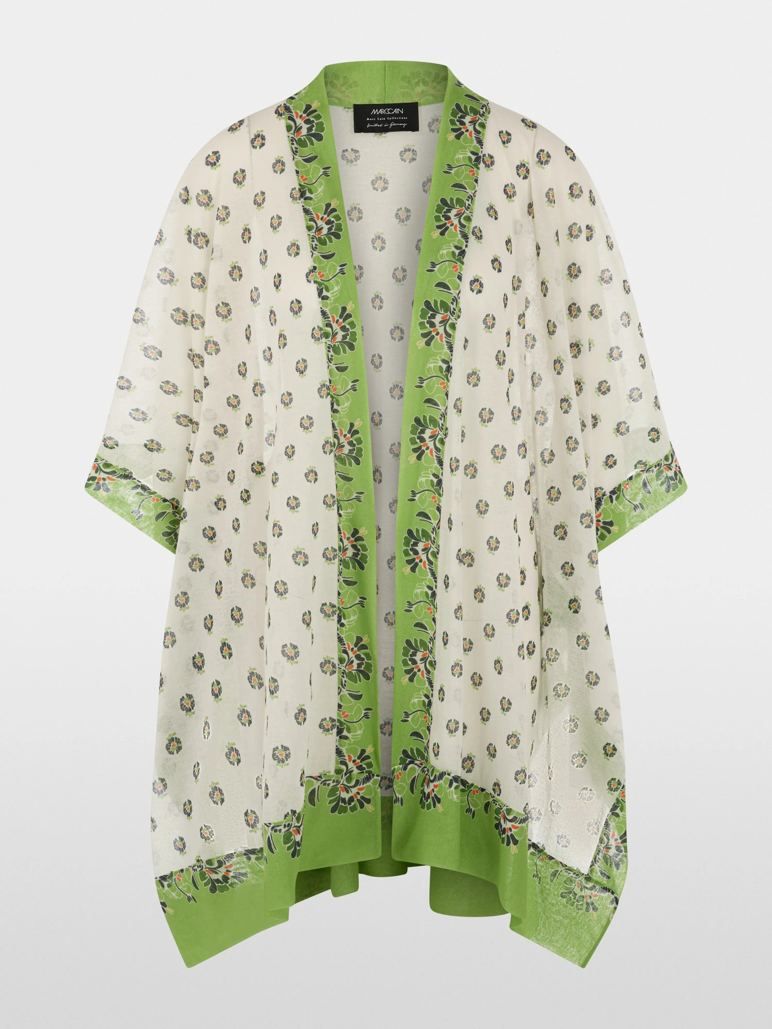 Marc Cain Bright Ecru Women ÔKnitted in GermanyÕ Printed Cape SKU: AC 14.01 M31_112 Image 08