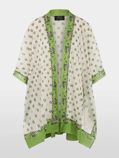 Marc Cain Bright Ecru Women ÔKnitted in GermanyÕ Printed Cape SKU: AC 14.01 M31_112 Image 08