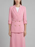 Marc Cain_Peach Beige_Satin Blazer Jacket with Belt_AC 31.10 W46_217_00
