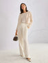 Marc Cain Bright Ecru Women Openwork Jacket with Mini Beads SKU: AC 31.23 W74_112 Image 07