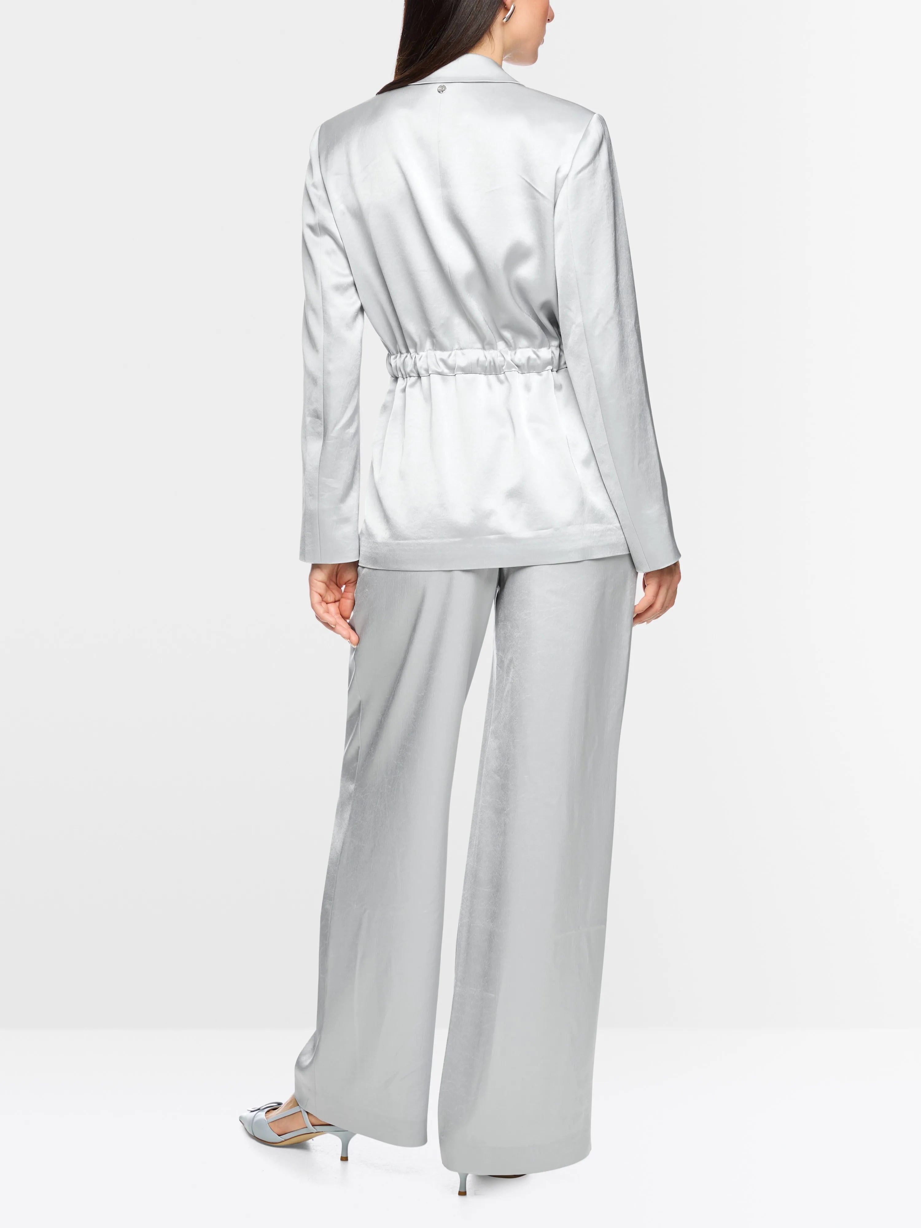 Marc Cain Microchip Women Elegant Wrap Blazer with Waist Belt SKU: AC 34.32 W46_804 Image 02
