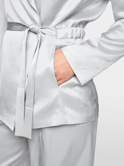 Marc Cain Microchip Women Elegant Wrap Blazer with Waist Belt SKU: AC 34.32 W46_804 Image 04