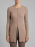 Marc Cain_Warm Taupe New_ÔRethink TogetherÕ Ribbed Cardigan_AC 39.06 M43_619_00