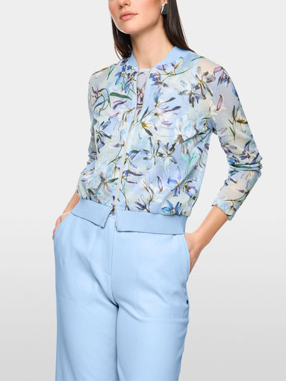 Marc Cain Magical Blue Women ÔKnitted in GermanyÕ Thin Cardigan SKU: AC 39.13 M35_319 Image 05