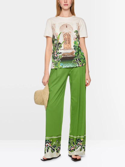 Marc Cain Off-White Women ÔRethink TogetherÕ Printed Shirt SKU: AC 48.32 J48_110 Image 01