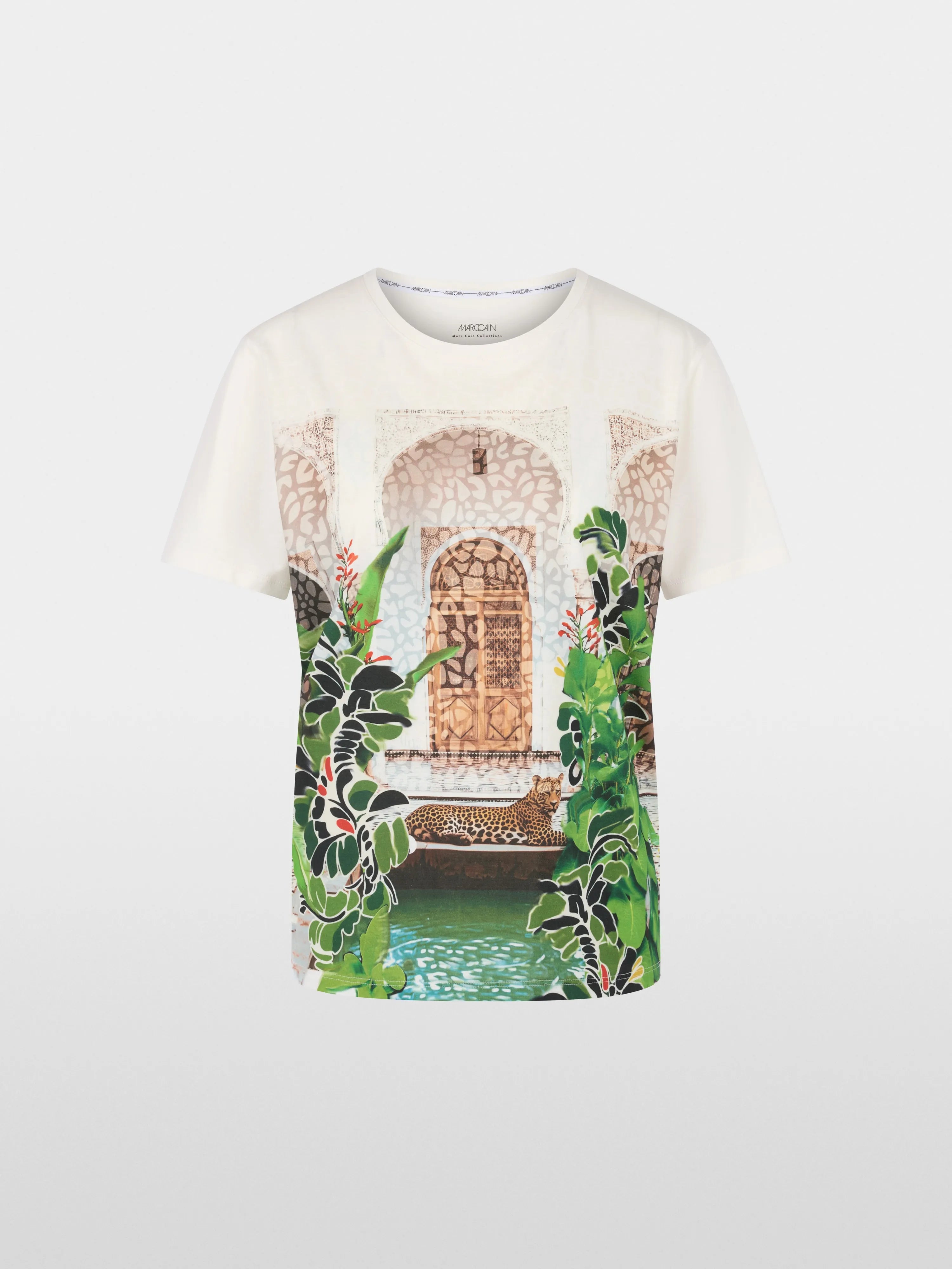Marc Cain Off-White Women ÔRethink TogetherÕ Printed Shirt SKU: AC 48.32 J48_110 Image 06