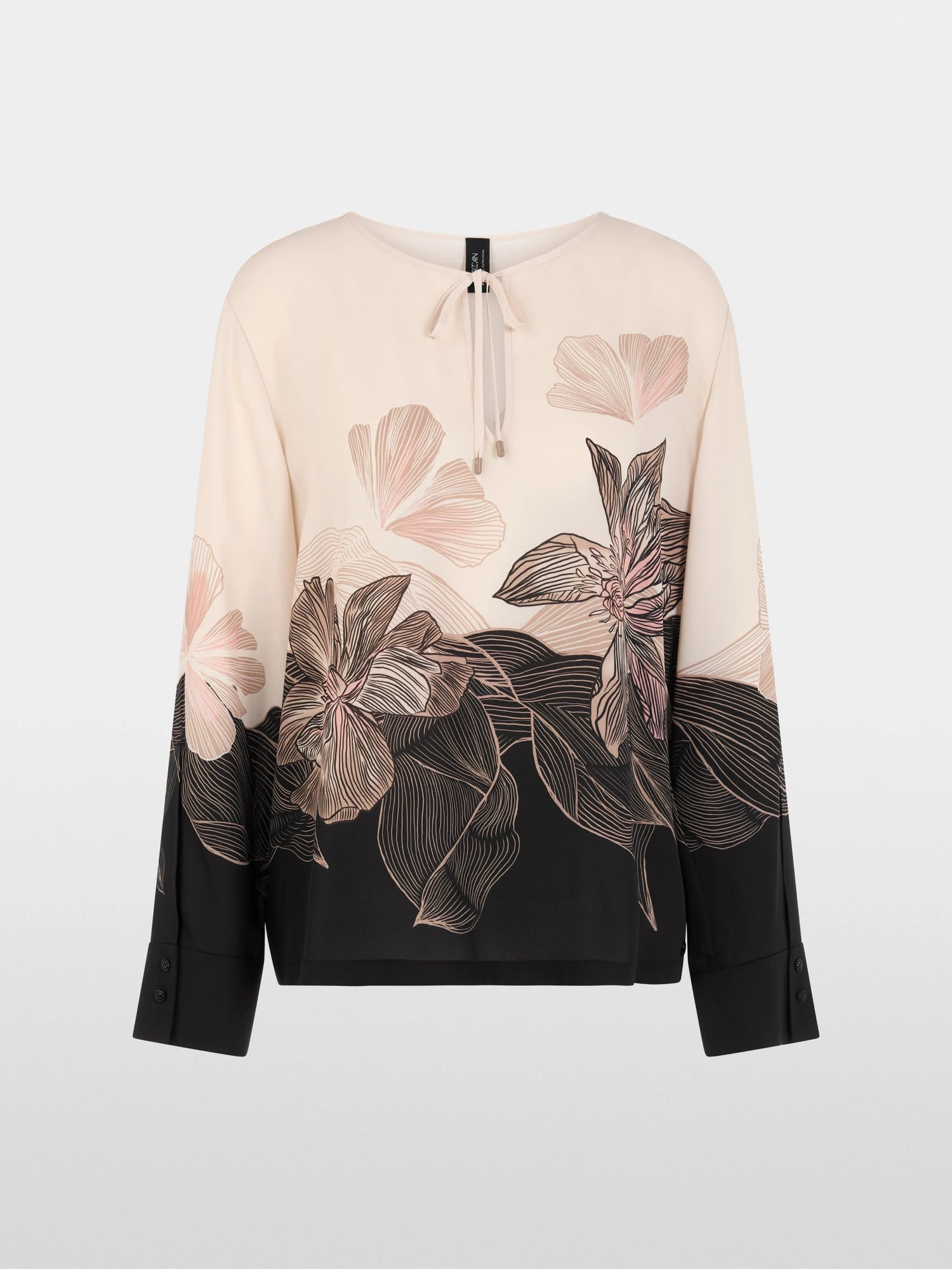 Marc Cain_Black_ÔRethink TogetherÕ Floral Print Blouse_AC 51.08 W07_900_06