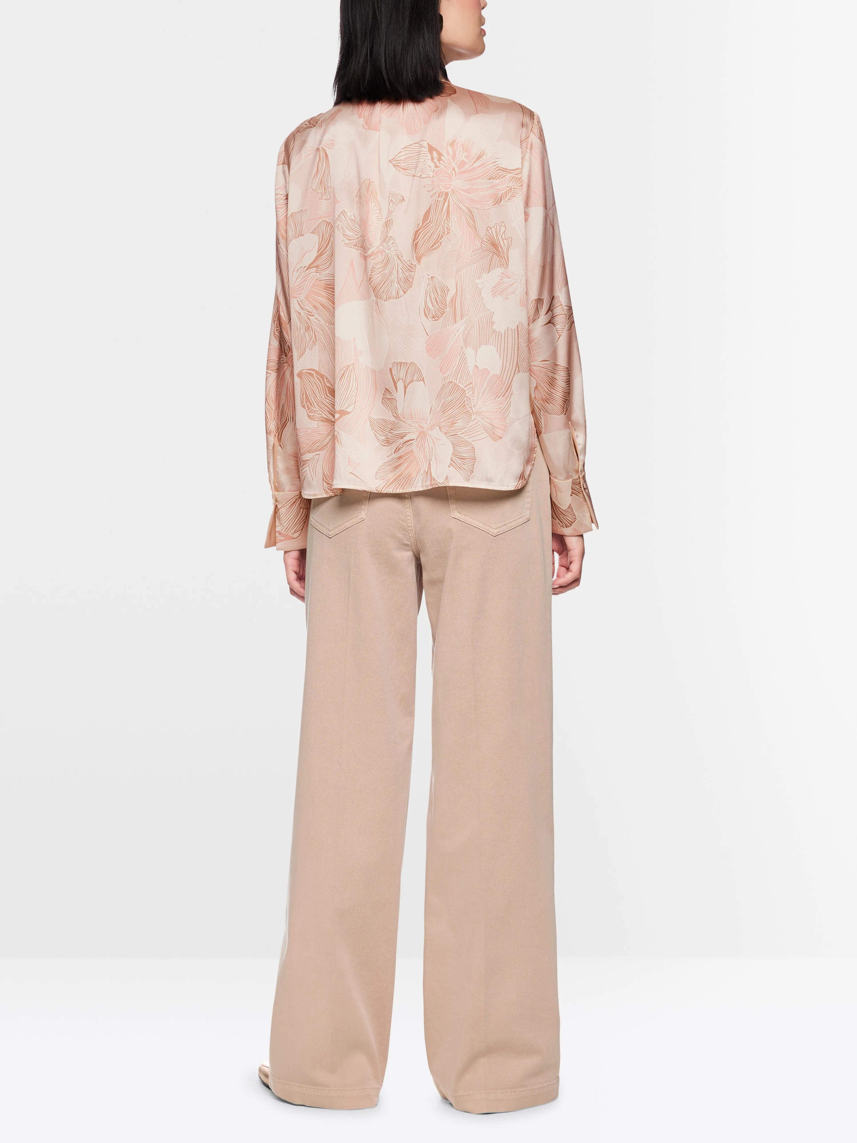 Marc Cain_Peach Beige_Silk Blend Bow Blouse_AC 51.12 W09_217_02