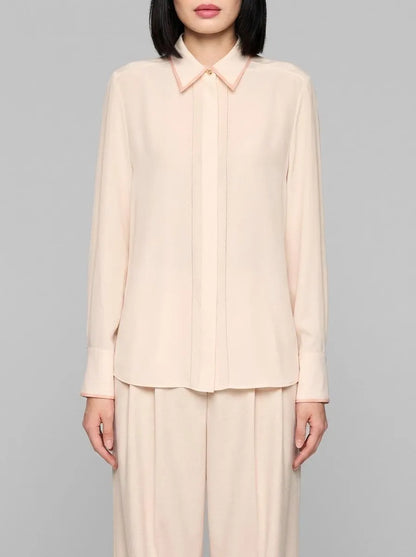 Marc Cain_Magnolia_Pure Silk Shirt Collar Blouse_AC 51.16 W53_153_00