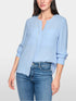 Marc Cain Magical Blue Women Casual Blouse with Concealed Buttoning SKU: AC 51.26 W90_319 Image 05