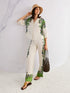 Marc Cain Bright Ecru Women Blouse with Leopard Hibiscus Print SKU: AC 51.37 W42_112 Image 08