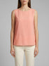 Marc Cain_Peach Beige_Silk Top with Lace and Colour Blocking_AC 61.02 W53_217_00