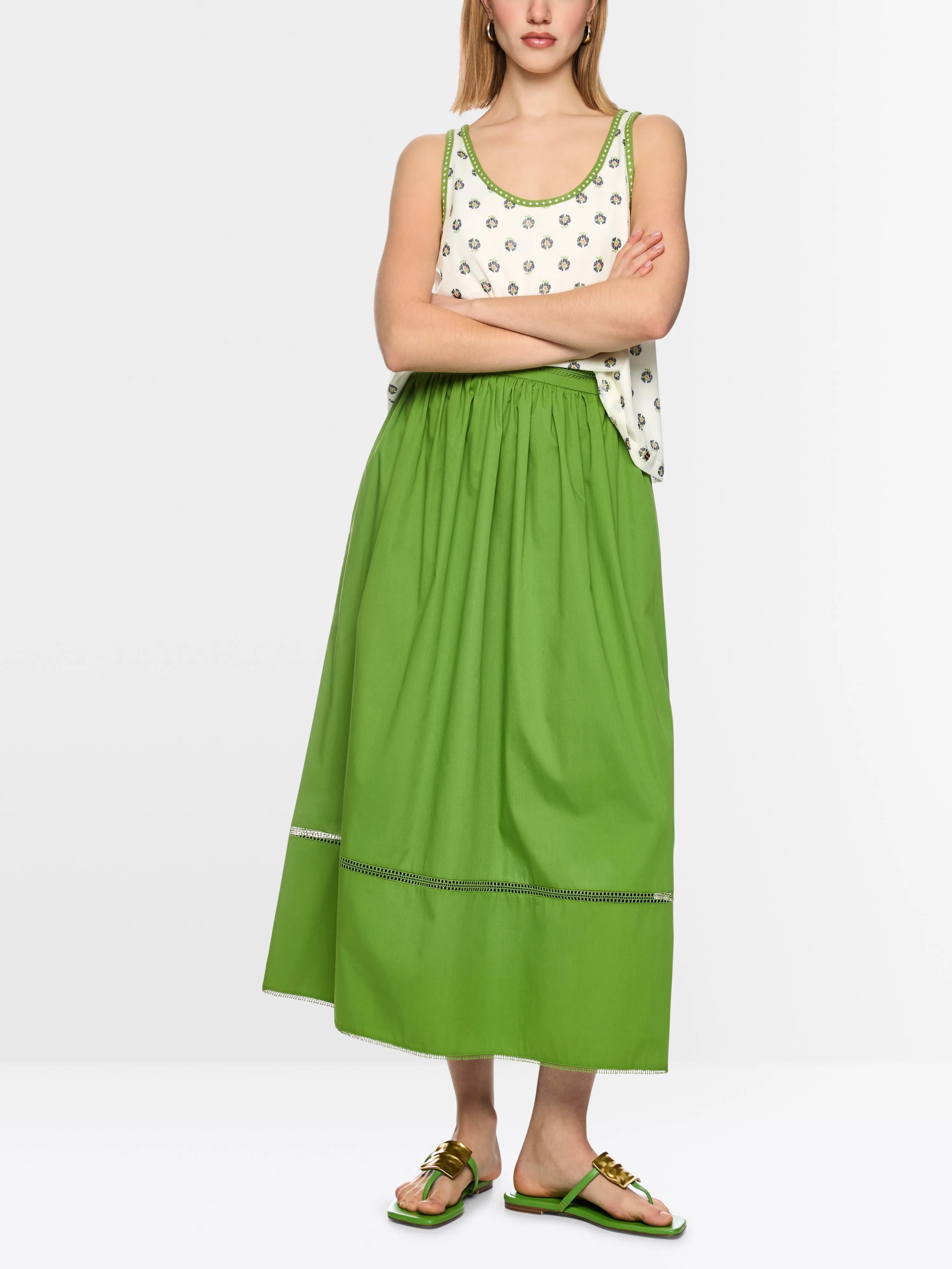 Marc Cain Bright Ecru Women ÔKnitted in GermanyÕ Printed Top SKU: AC 61.26 M31_112 Image 05