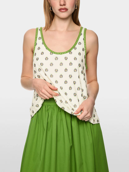 Marc Cain Bright Ecru Women ÔKnitted in GermanyÕ Printed Top SKU: AC 61.26 M31_112 Image 06
