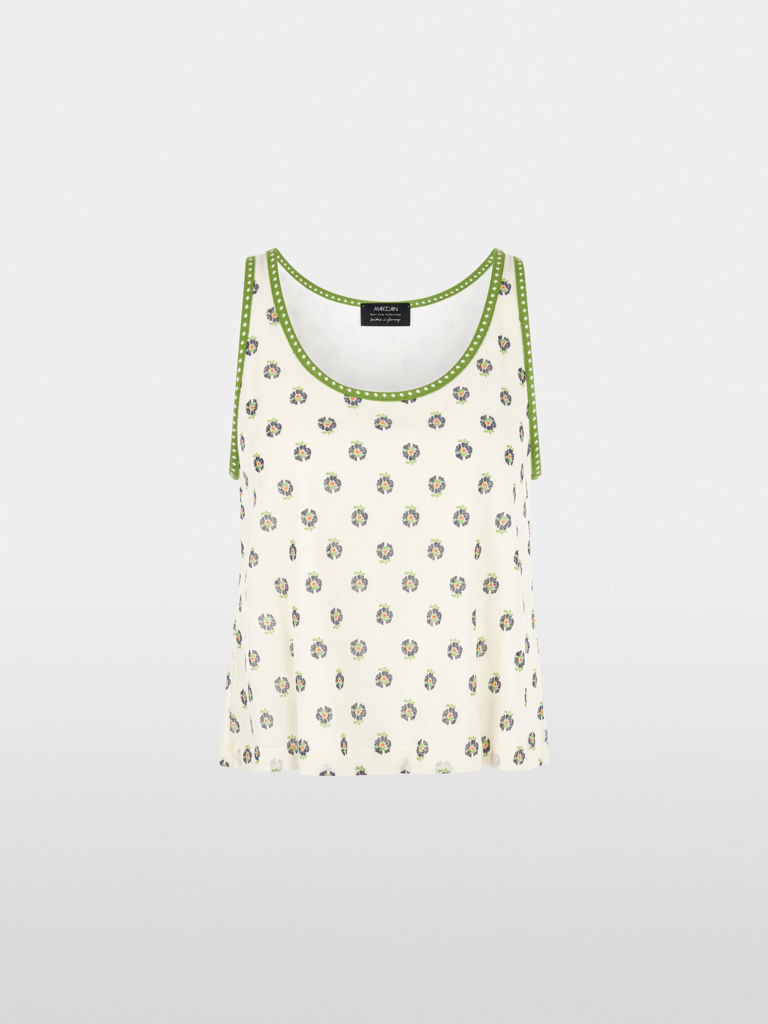 Marc Cain Bright Ecru Women ÔKnitted in GermanyÕ Printed Top SKU: AC 61.26 M31_112 Image 07