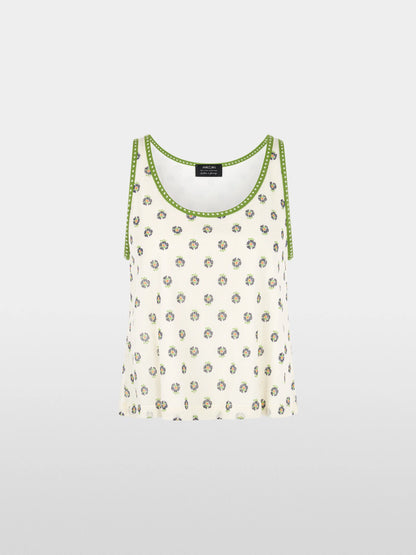 Marc Cain Bright Ecru Women ÔKnitted in GermanyÕ Printed Top SKU: AC 61.26 M31_112 Image 07