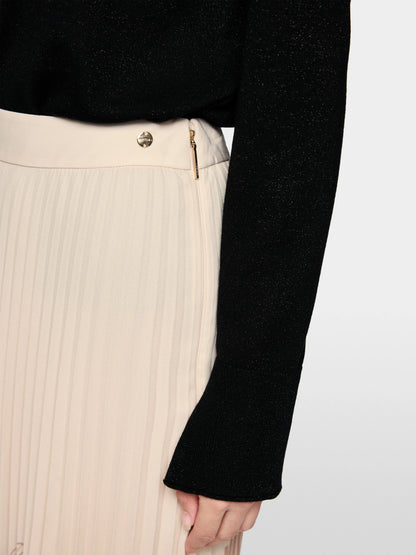 Marc Cain_Black_ÔRethink TogetherÕ Pleated Midi Skirt_AC 71.04 W07_900_03