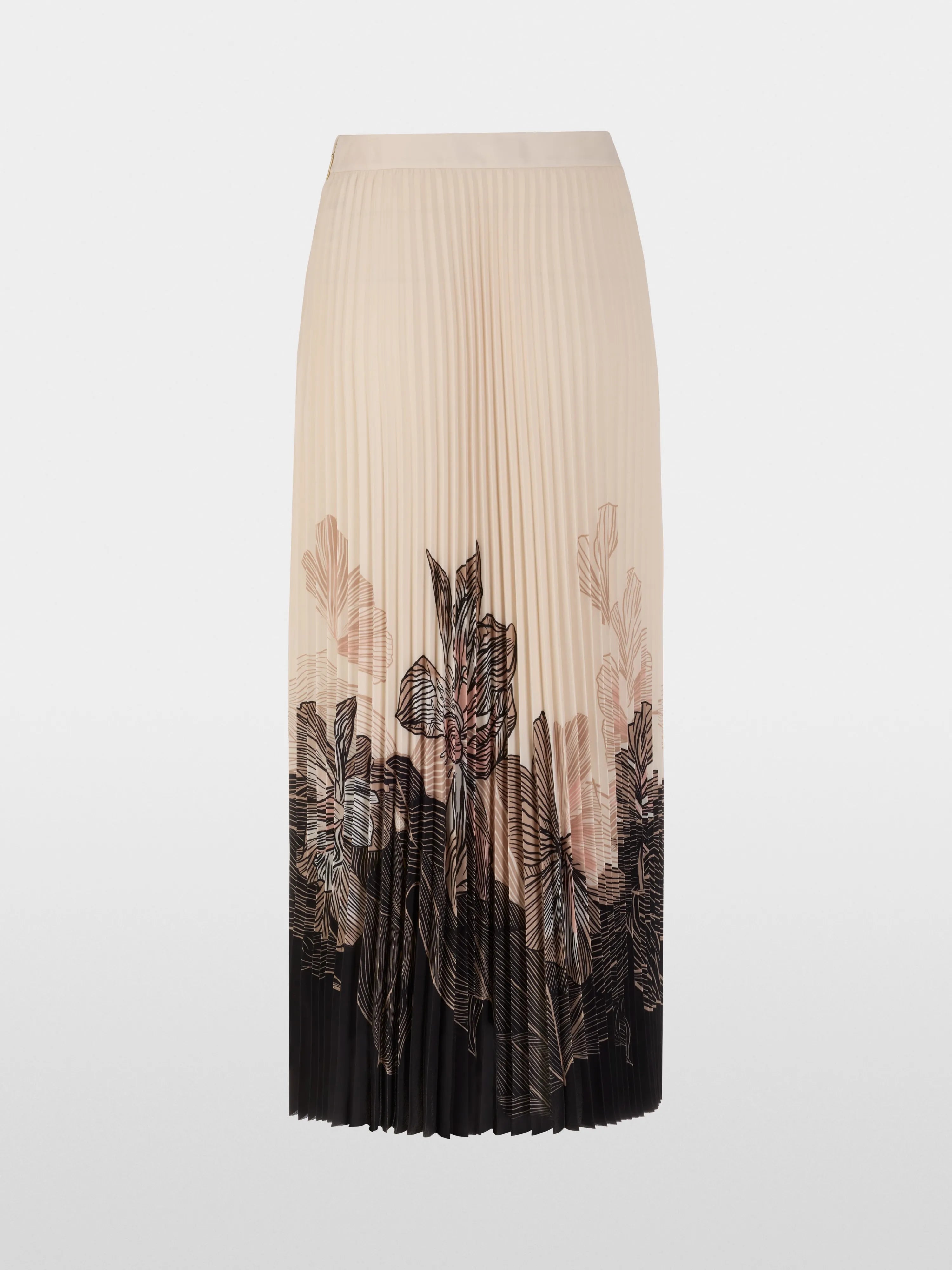 Marc Cain_Black_ÔRethink TogetherÕ Pleated Midi Skirt_AC 71.04 W07_900_07