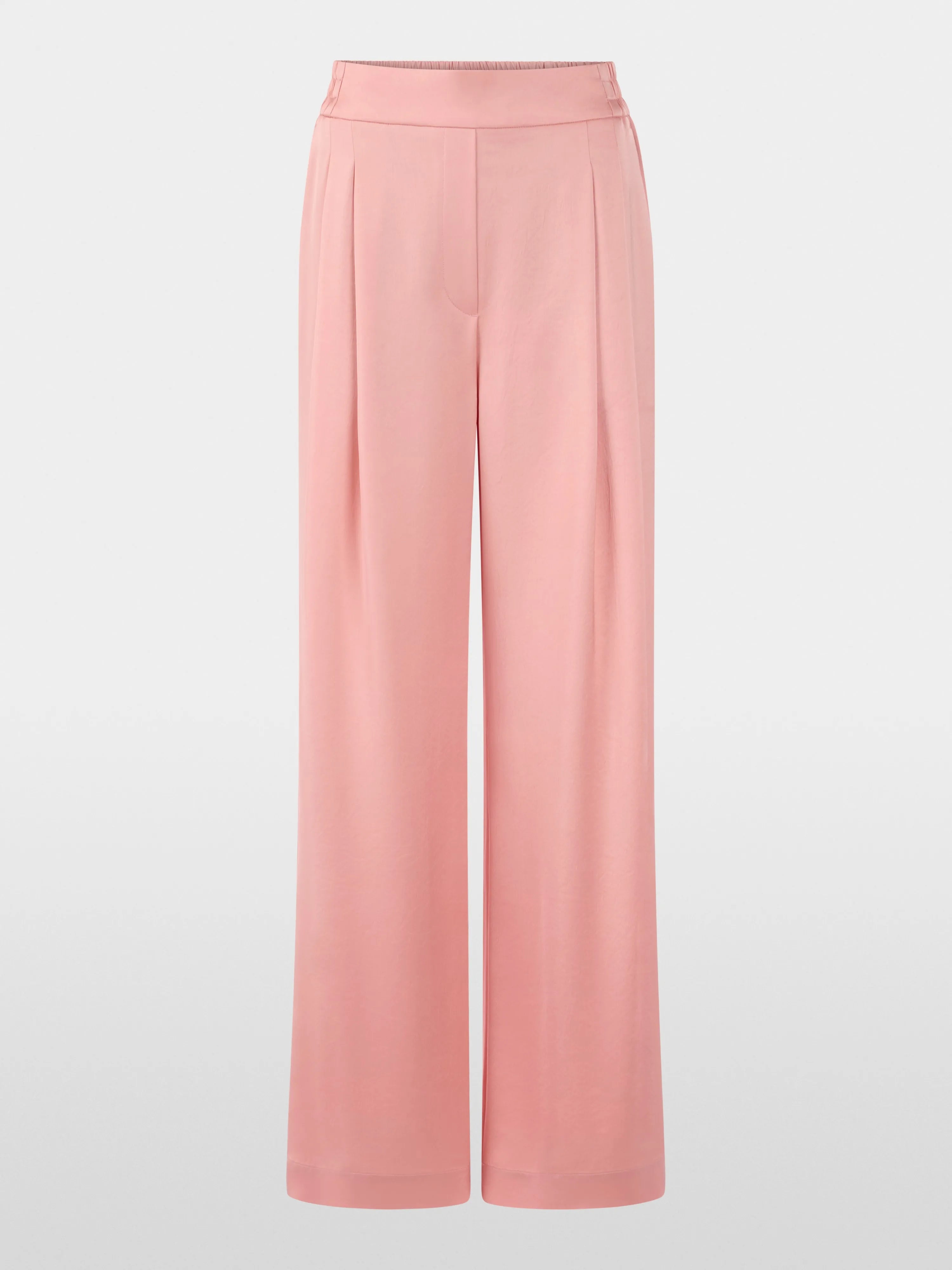 Marc Cain_Peach Beige_WEDI Wide-Fit Trousers with Pleats_AC 81.46 W46_217_07