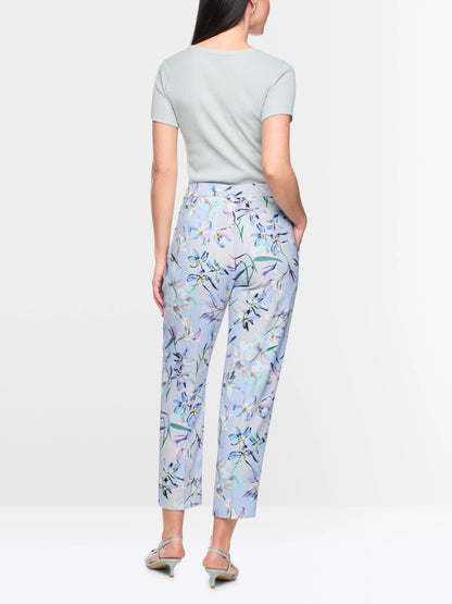 Marc Cain Magical Blue Women Fordon Trousers, Feminine Fit SKU: AC 81.51 W37_319 Image 02