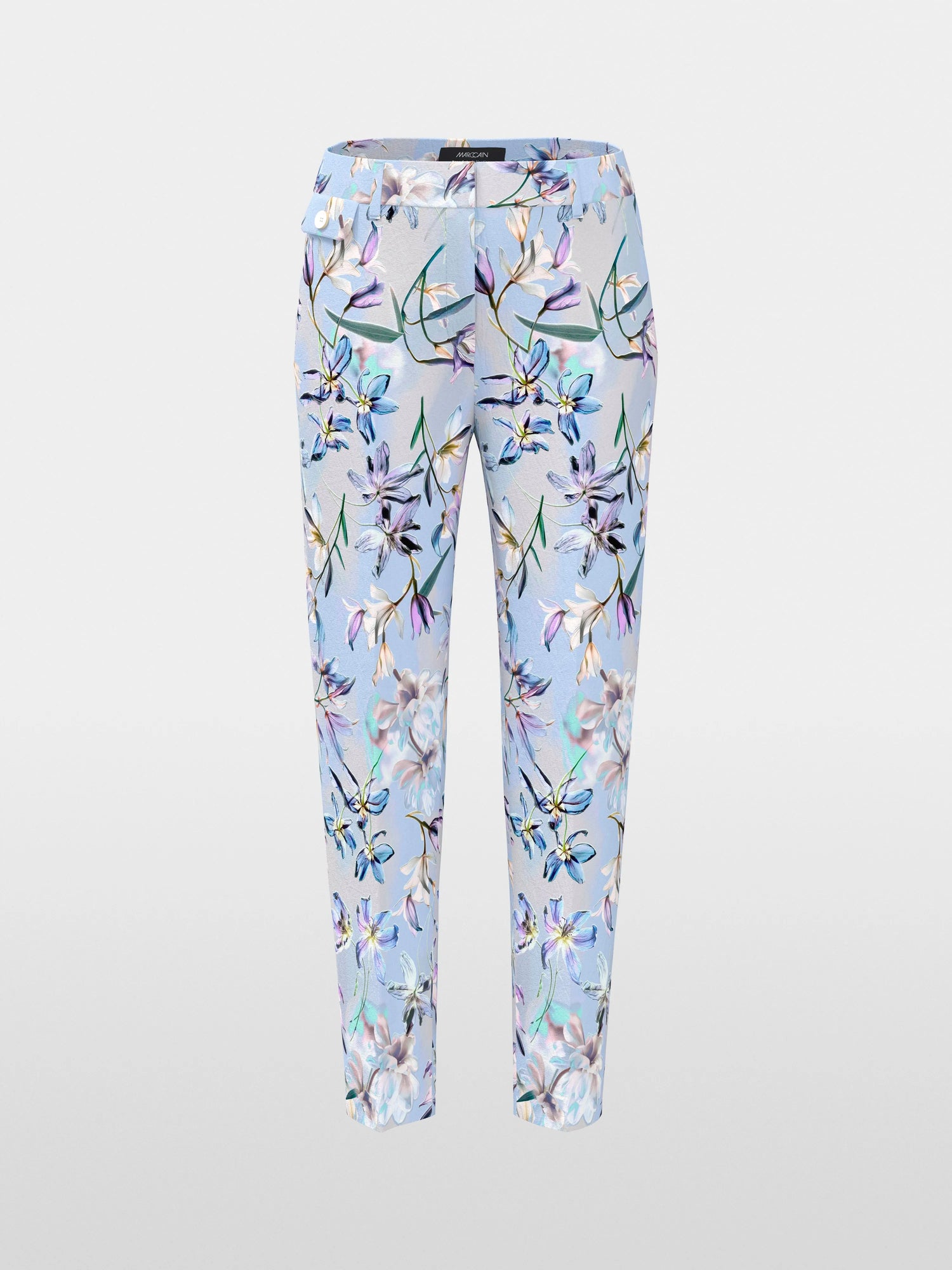 Marc Cain Magical Blue Women Fordon Trousers, Feminine Fit SKU: AC 81.51 W37_319 Image 06