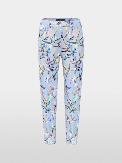 Marc Cain Magical Blue Women Fordon Trousers, Feminine Fit SKU: AC 81.51 W37_319 Image 06