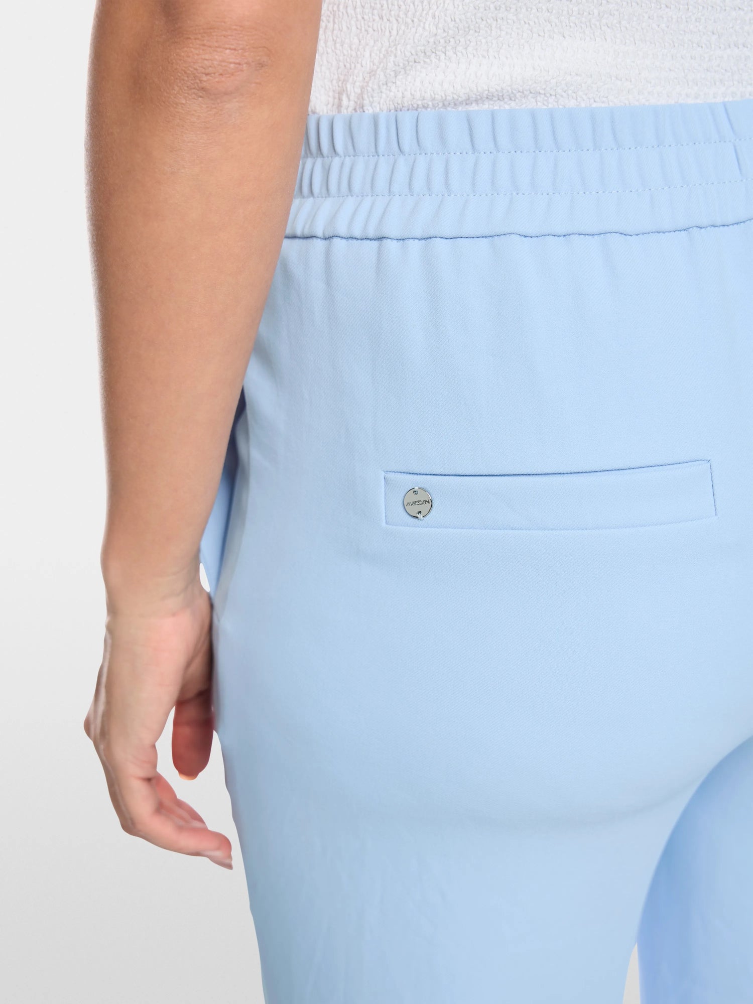 Marc Cain Magical Blue Women Washington Wide Fit Pull-On Trousers SKU: AC 81.79 W03_319 Image 04