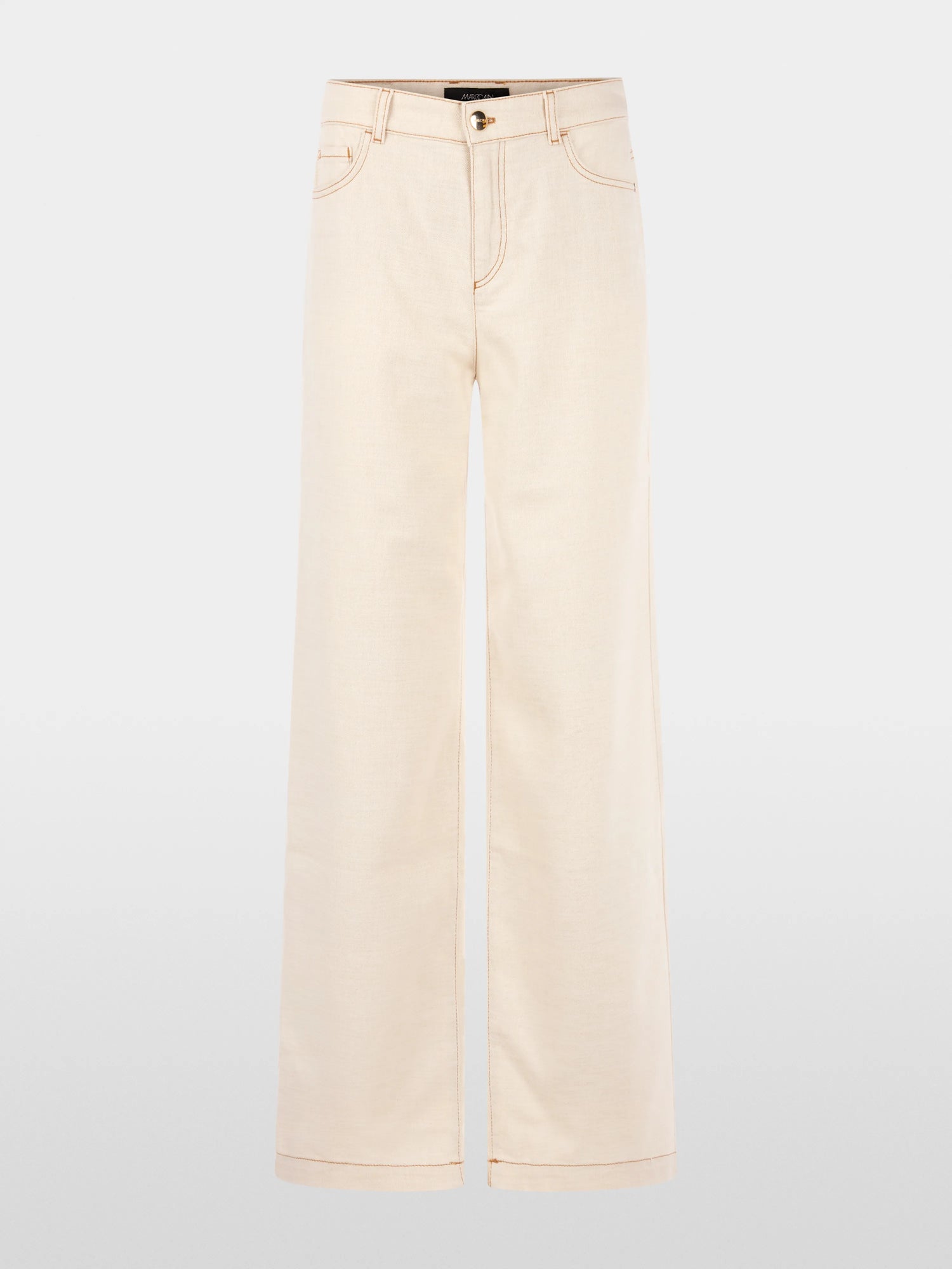 Marc Cain Bright Ecru Women Warri High Waist Jeans SKU: AC 82.24 D23_112 Image 07