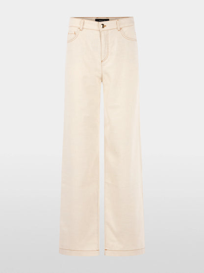 Marc Cain Bright Ecru Women Warri High Waist Jeans SKU: AC 82.24 D23_112 Image 07