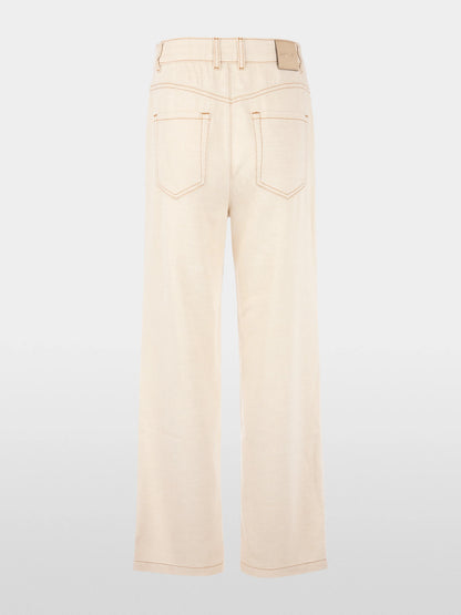 Marc Cain Bright Ecru Women Warri High Waist Jeans SKU: AC 82.24 D23_112 Image 08