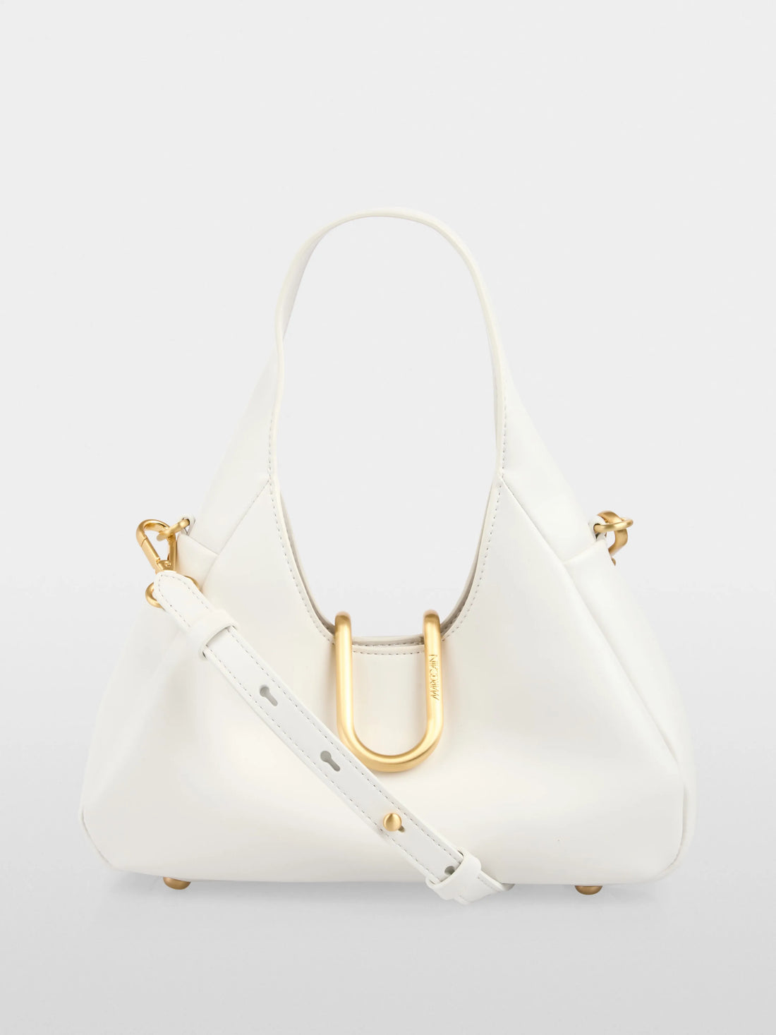 Marc Cain Off-White Women Hobo Bag with Metal Fittings SKU: AC TK.02 Z20_110 Image 01