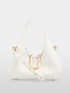 Marc Cain Off-White Women Hobo Bag with Metal Fittings SKU: AC TK.02 Z20_110 Image 01