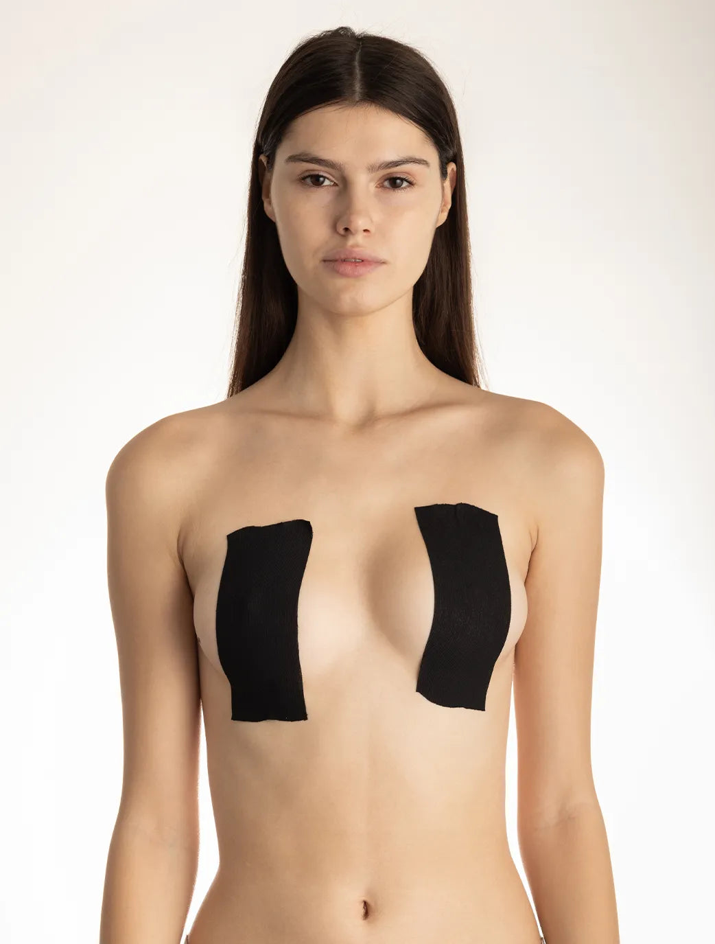 Marie France Black Women Skin-Safe Adhesive Boob Tape SKU: ACCBOOBTAPE_Black Image 01