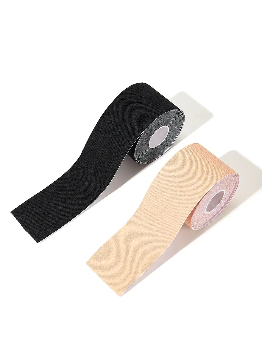 Marie France Black Women Skin-Safe Adhesive Boob Tape SKU: ACCBOOBTAPE_Black Image 03