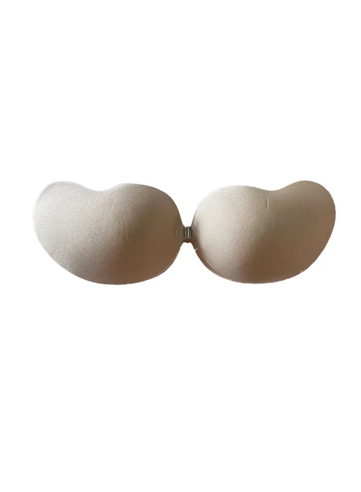 Marie France Beige Women Seamless Backless Strapless Curved Pads In Different Cup Sizes SKU: ACCCURVEDPADS_Beige Image 03