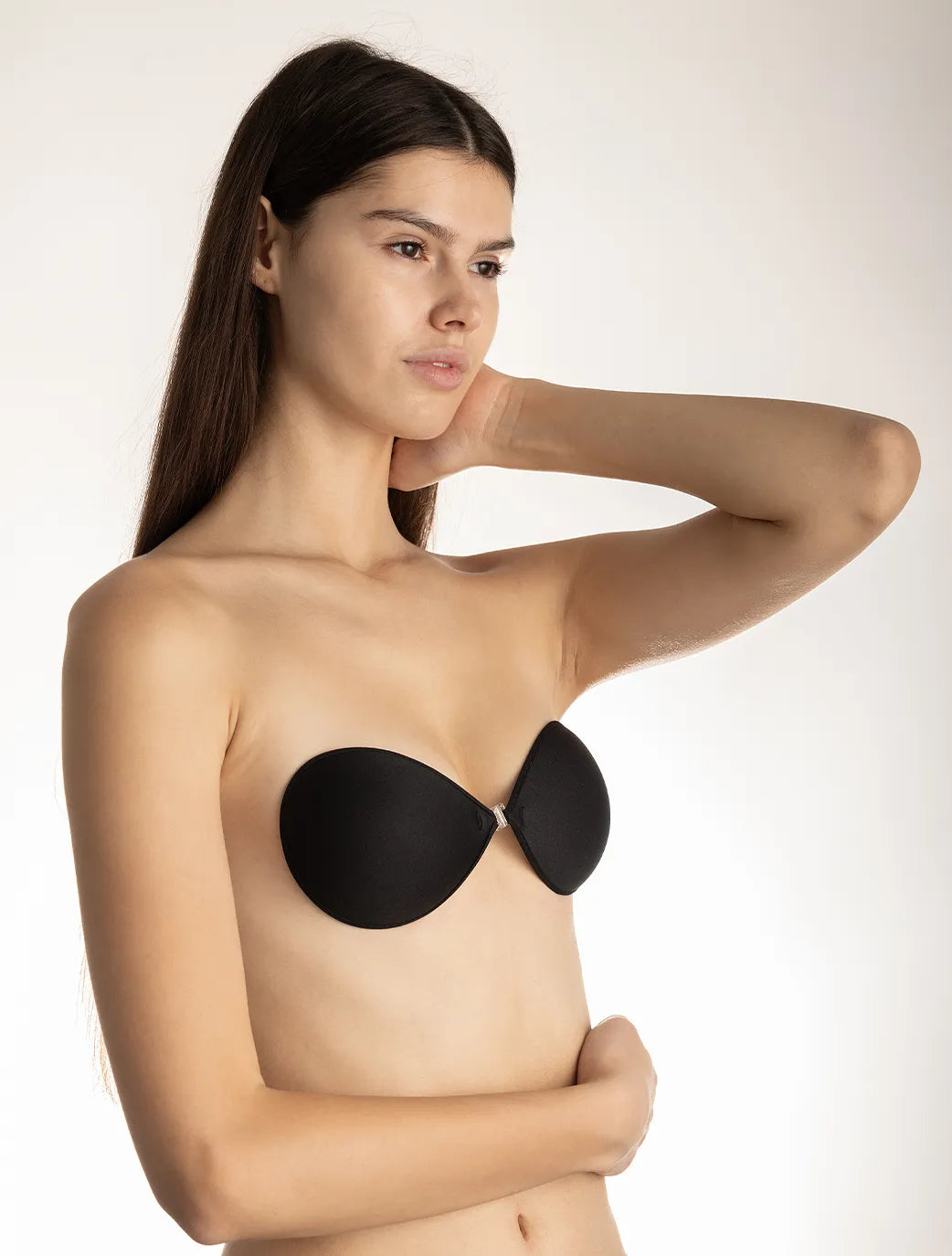 Marie France_Black_Fabric Adhesive Pads in Different Cup Sizes_ACCFABRICADHESIVEPAD_Black_01