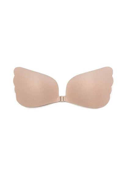 Marie France Beige Women Deep V-Shape Wing Adhesive Silicone Pads In Different Cup Sizes SKU: ACCWINGADHESIVEPADS_Beige Image 03