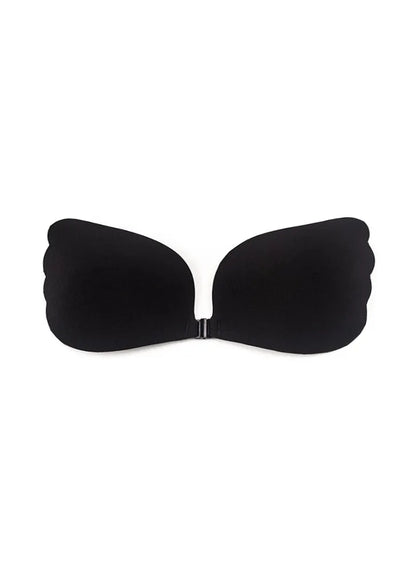 Marie France Black Women Deep V-Shape Wing Adhesive Silicone Pads In Different Cup Sizes SKU: ACCWINGADHESIVEPADS_Black Image 03
