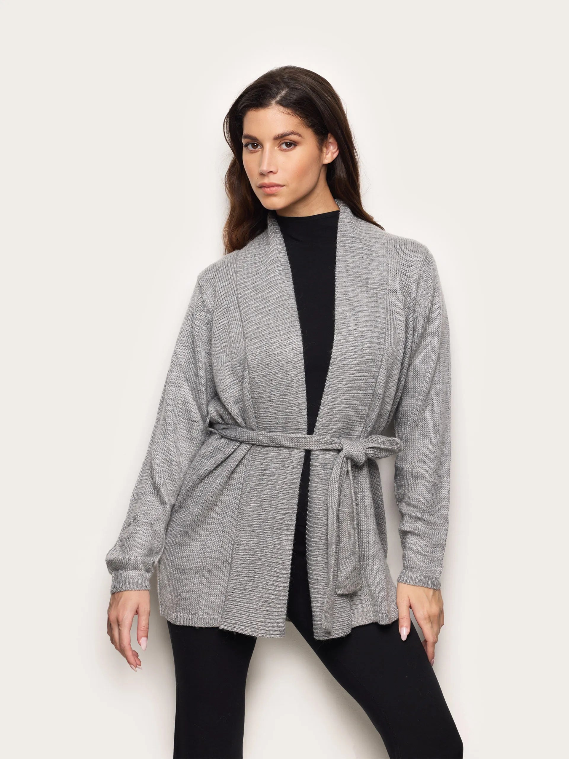 Yamamay_Medium Melange Grey_Easy Living Wool Cardigan_ACDD184003_152_01